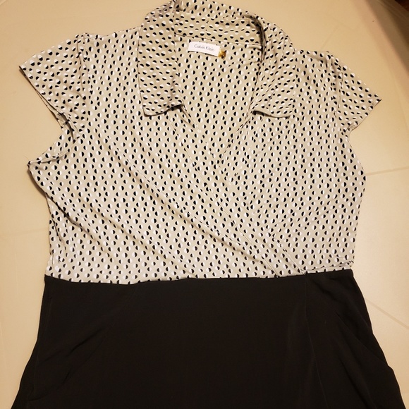 Calvin Klein Dresses & Skirts - Calvin Klein Professionsl Dress (Black + Green)